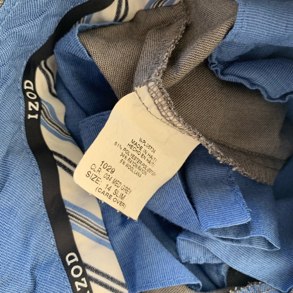 Izod Youth Dress Pants Size 14 slim